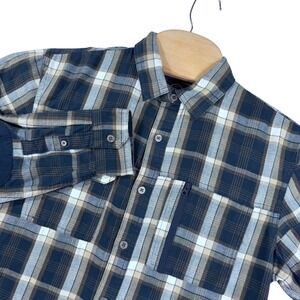 Wrangler ATG Mens‎ Medium Plaid Flannel Shirt Outdoor Button Up Long Sleeve